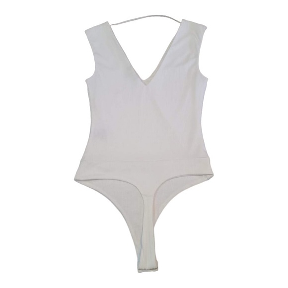 AFRM white ribbed bodysuit size XS - Picture 2 of 2